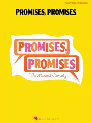 cover image of Promises, Promises (Songbook)
